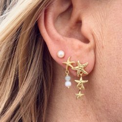 restikker STELLA LONG Forgyldt slv