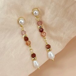 restikker PEACHY Forgyldt slv