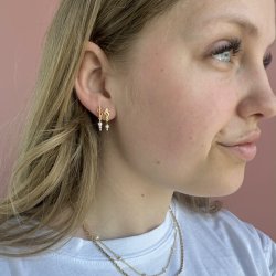 restikker Maree pearl forgyldt slv