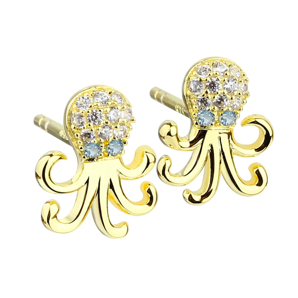 restikker SQUIDLY Forgyldt slv