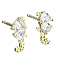 restikker SEAHORSE Forgyldt slv