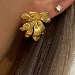 FLOWER LOVE Forgyldt Slv