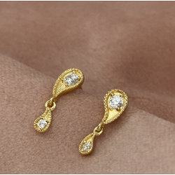 restikker BIG VIMS Forgyldt Slv