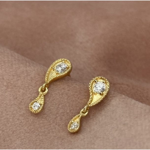 restikker BIG VIMS Forgyldt Slv