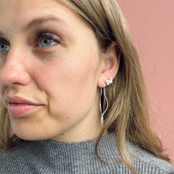 �retr�de med twirl stav - S�lv