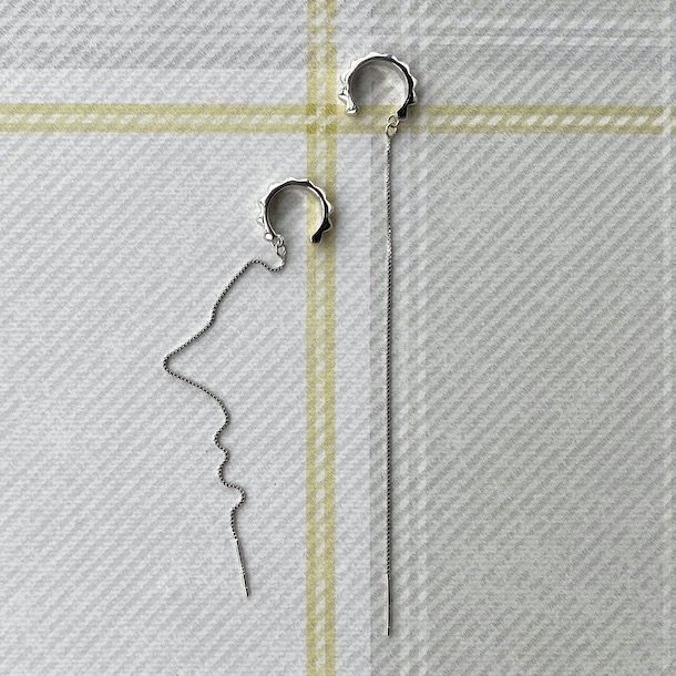 retrd m. earcuff bred edgy slv