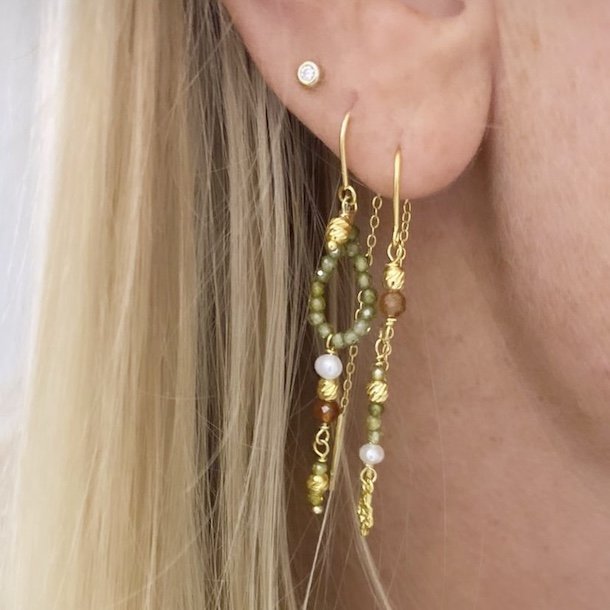 retrde OLIVE GARDEN forgyldt slv