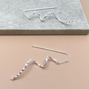 retrd twirl diamond cut sterling slv