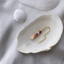 retrd COW - koral forgyldt slv