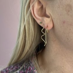 retrd twirl diamond cut forgyldt slv