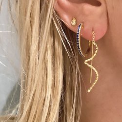 retrd twirl diamond cut forgyldt slv