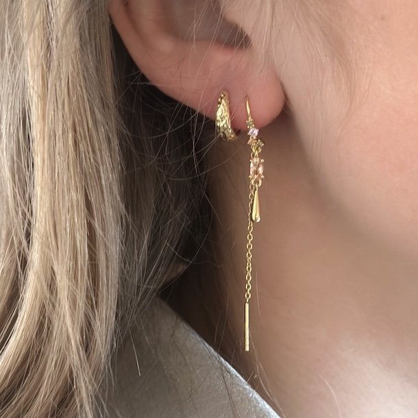 retrde BLUSH TENNIS Forgyldt slv