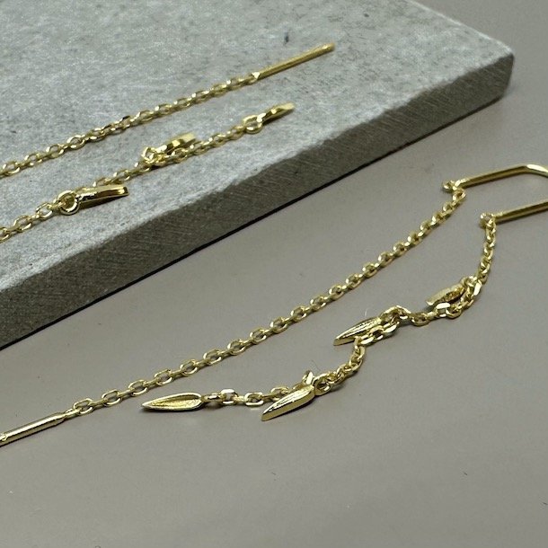 retrde MUI bamboo forgyldt slv