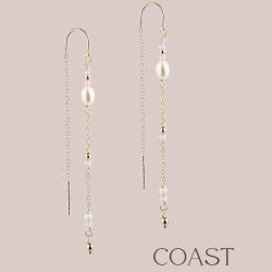 rebjle Coast rose Forgyldt slv