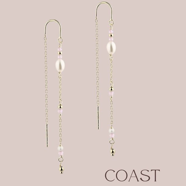 rebjle Coast rose Forgyldt slv