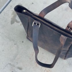 Shania Hunter Shopper brun  Skind