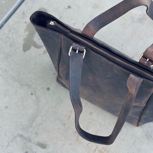 Shania Hunter Shopper brun  Skind