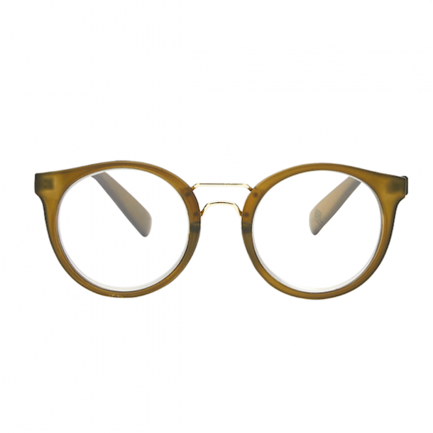 Biella Oliven lsebrille +, -