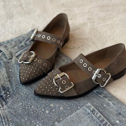 Loafer FUTURE VIBES oliven ruskind str 37-41