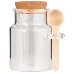 Opbevaringsglas med korkprop og tr�ske � 140 ml