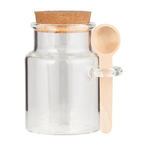 Opbevaringsglas med korkprop og tr�ske � 140 ml