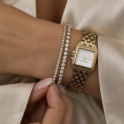 Tennis Armb�nd Oraya 3mm - Forgyldt Vandfast 