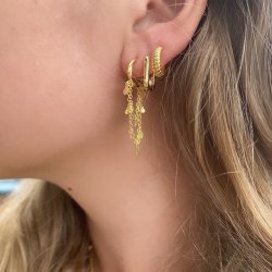 Hoops SECRET Forgyldt slv