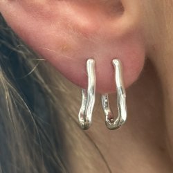 HOOP OVAL ASYM s�lv