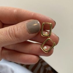 Hoops SECRET Forgyldt slv