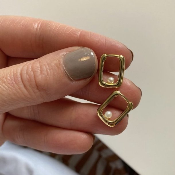 Hoops SECRET Forgyldt slv