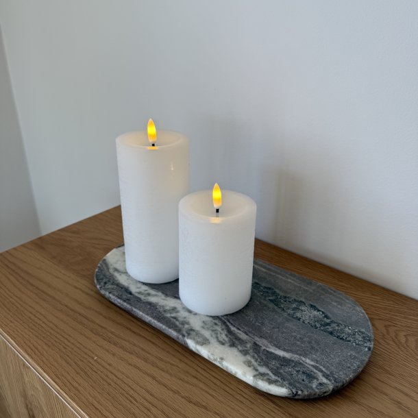 Ovalt sk�refad marmor 30 x 15 cm