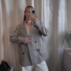 Oversize blazer - klassisk sm�ternet 