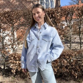 Oversize denim skjorte str. S-L 