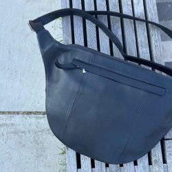 Bltetaske oversize skind