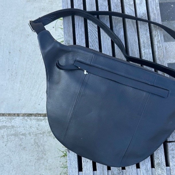 Bltetaske oversize skind