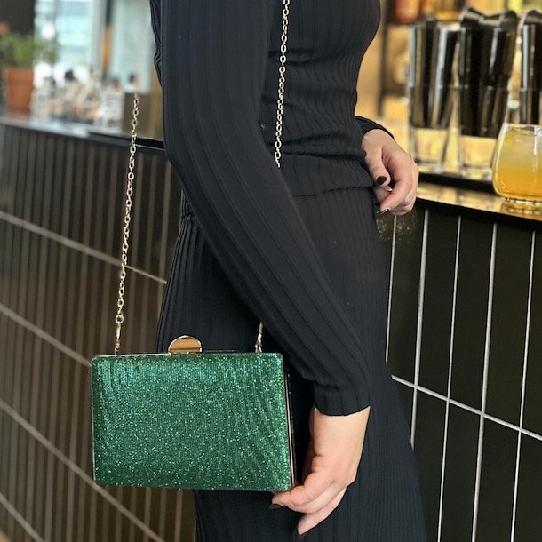 Aftentaske zebra shine