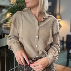 Skjorte med flse rme 