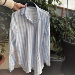 Loosefit skjorte bl str. S-XXL