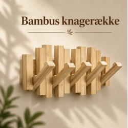 Bambus dekorative knager�kke - bambus 38,2 x 16,5 cm