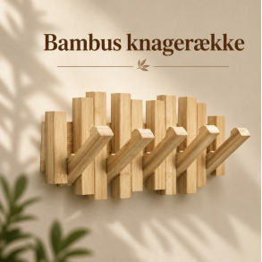 Bambus dekorative knager�kke - bambus 38,2 x 16,5 cm