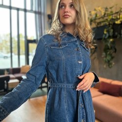 Denim kjole s-xl