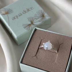 Fingerring STONE PEGGY Sterling slv