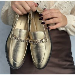 Loafers LOVE AND WALK PLATINO skind