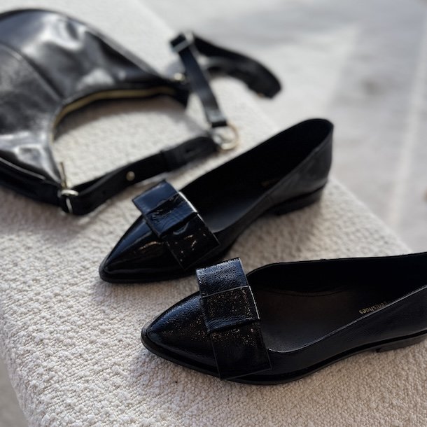 Ballerina KEEP DREAMING PATENT sort skind str. 36-41