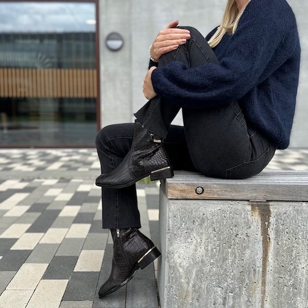 stvle YOU CAN FLY kaffe croco skind str 37-41