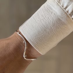 Armring WAVY Sterling slv