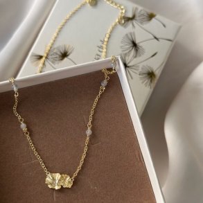 Halskde FOLIO Forgyldt slv