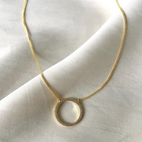 DARLING CIRCLE Forgyldt Slv