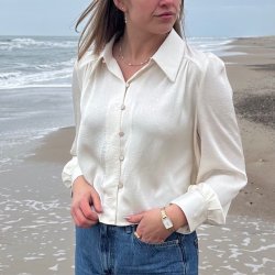 Kort skjorte MARY satin str. S-L