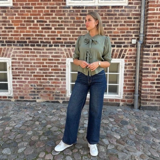 Skjortebluse BOW viskose